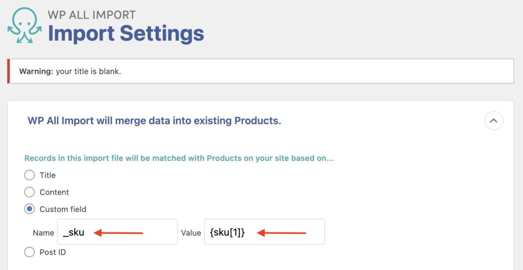 Syncing Stock Levels Match By SKU
